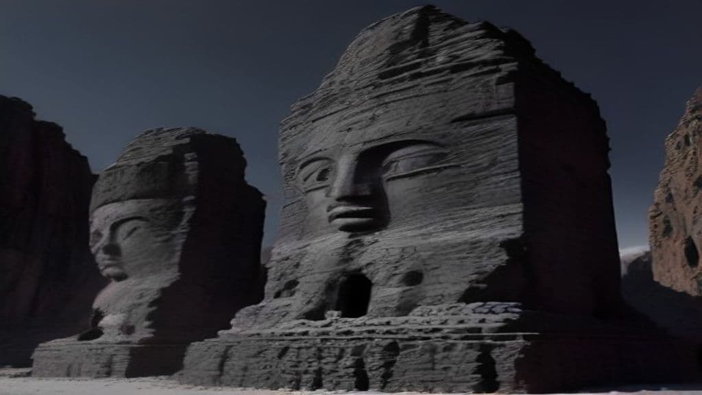 Bamiyan Buddhas (site of alleged curses after destruction)