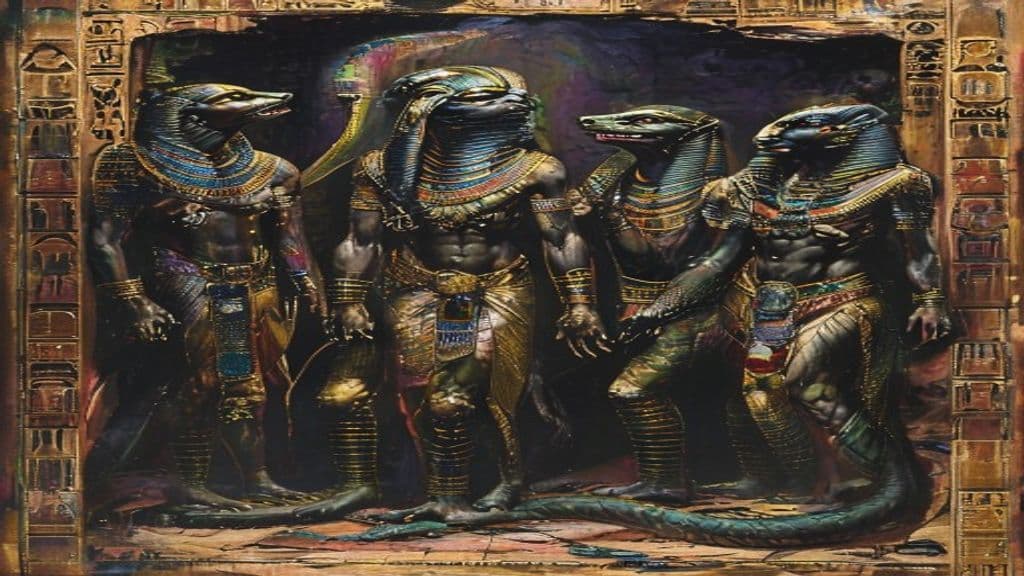 Serpent Deities of the Book of Gates
