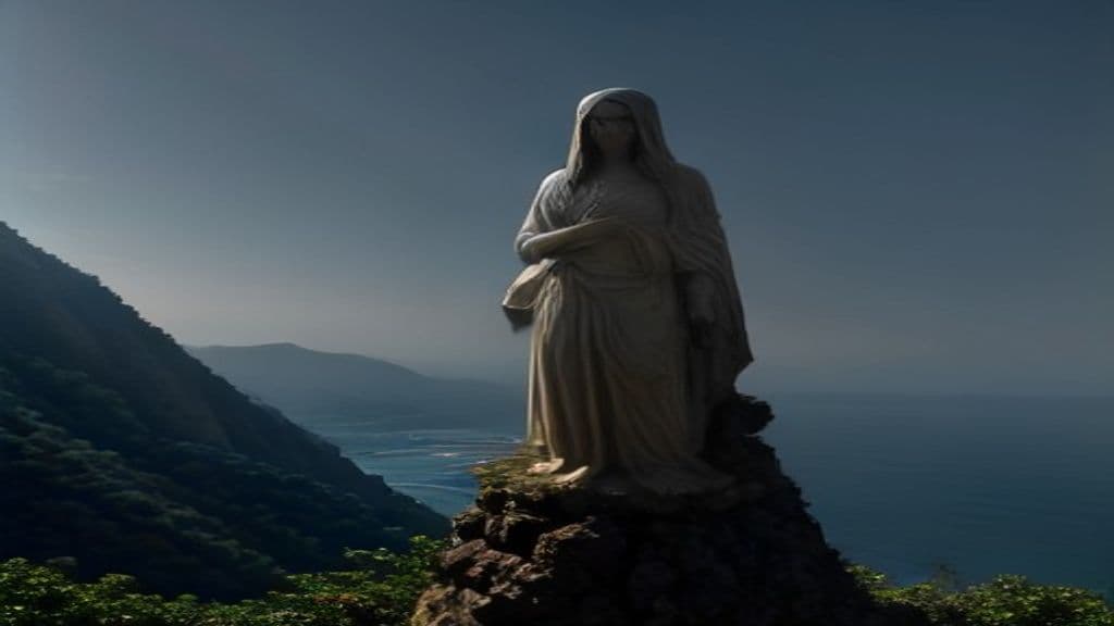 Cristo Rei of Dili (statue and immediate surroundings)