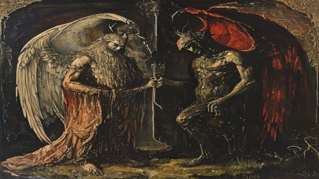 Cooperating God and Devil (Slavic creation myth)