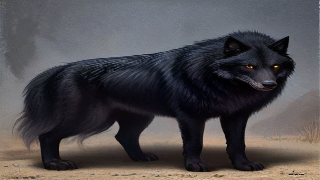 Black wolf