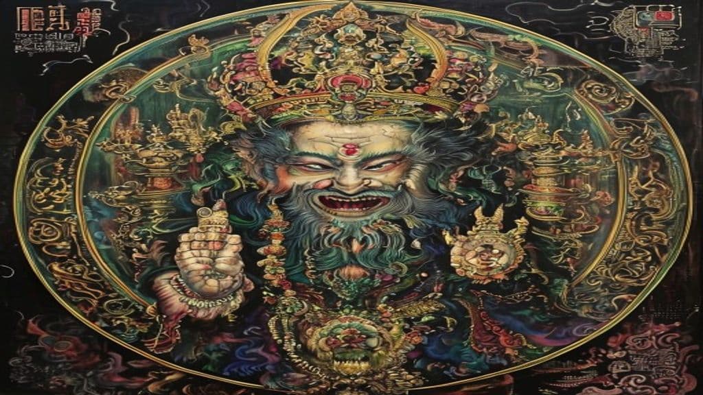 Zhitro (Tibetan: zhi khro) — Shitro zab-chos zhi khro dgongs pa rang grol (also kar-gling zhi-khro)