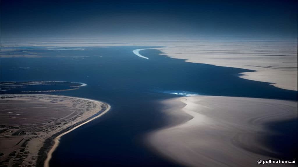 Confluence of the Blue Nile and the White Nile at Khartoum