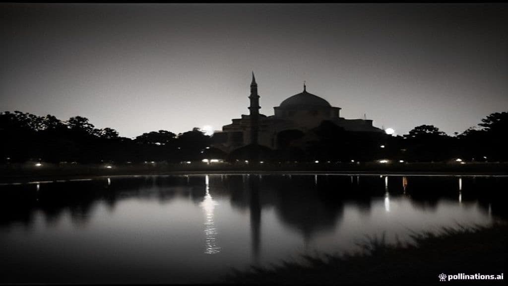 Sultan Omar Ali Saifuddien Mosque vicinity (Kuala Belait riverbank area)